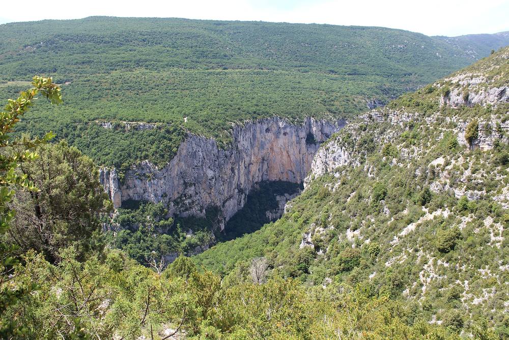 Le grand canyon du Verdon vu depuis le Pas d'Issane