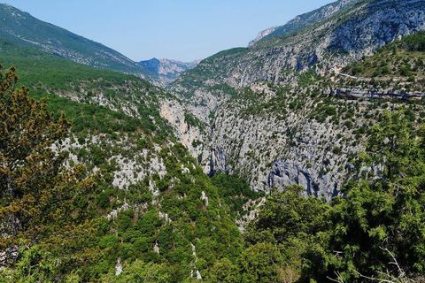 Les gorges du Verdon vues depuis la rive droite à La Palud-sur-Verdon