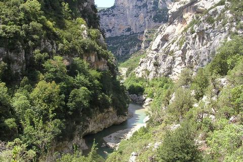 Les gorges du Verdon vues depuis le sentier Martel