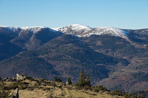 Le Hohneck vu du sud-est, dans les Vosges